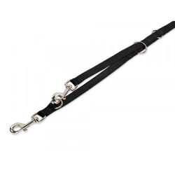 Nobby 79102-05 laisse pour chiens et chats 2 m Noir Nylon Chien Laisse éducative