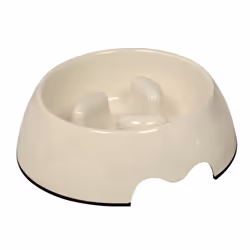 Nobby Anti-Schling, Chien, Mélamine, Crème, Blanc, Gamelle à nourriture pour animaux de compagnie, Monochromatique, 22 cm