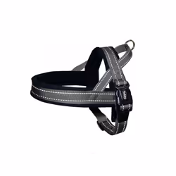 Nobby 74843-42, Chien, Harnais anti-traction, L-XL, Noir, Gris, Nylon, Monochromatique