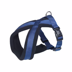 Nobby 80504-06, Chien, Harnais anti-traction, M, Bleu, Nylon, 45 cm