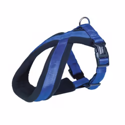 Nobby Soft Grip, Chien, Harnais abdominal, M, Bleu, Nylon, Monochromatique