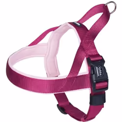 Nobby 80535-64, Chien, Harnais avec laisse, XL, Rose, Nylon, Monochromatique