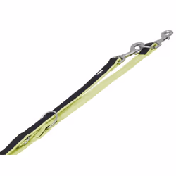 Nobby 80548-24, Chien, Laisse éducative, Noir, Jaune, Cordon, Nylon, XS-S