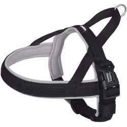 Nobby 80552-81, Chien, Harnais de sécurité pour ceinture de sécurité, M-L, Noir, Gris, Métal, Nylon, Monochromatique