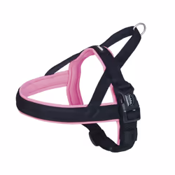 Nobby Mesh Preno, Chien, Harnais anti-traction, L-XL, Noir, Rose, Nylon, 85 cm