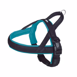 Nobby Mesh Preno, Chien, Harnais anti-traction, L-XL, Noir, Turquoise, Nylon, 85 cm