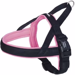 Nobby 80555-15, Chien, Harnais avec laisse, XL, Noir, Rose, Nylon, Monochromatique