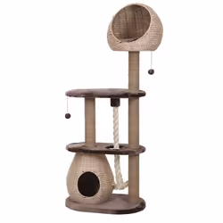 Nobby Bareli, Tour griffoir pour chat, Autonome, Marron, 680 mm, 480 mm, 1700 mm