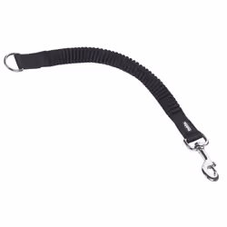 Nobby Soft stop belt, Courroie de harnais pour animal de compagnie, Chien, Noir, 25 mm, 450 mm