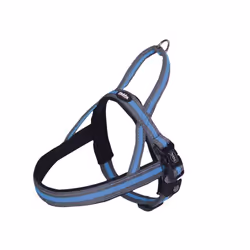Nobby Variado, Universel, Harnais avec laisse, L-XL, Bleu, Nylon, Motif
