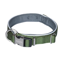 Nobby 80631-79 collier pour chiens et chats Vert, Gris, Olive Métal, Néoprène, Nylon M-L Chien Collier standard