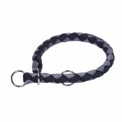 Nobby Corda, Chien, Collier coulissant, Gris, Noir, Nylon, Motif, L-XL