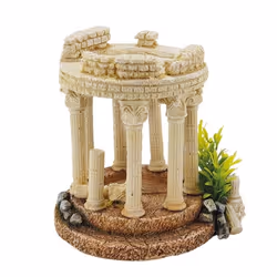 Décoration d'aquarium colonnes antiques avec plantes Nobby Pet