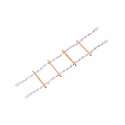 Nobby 31356, Balançoires pour oiseaux, Blanc, Bois, Coton, Bois, 4 étapes, 650 mm, 160 mm