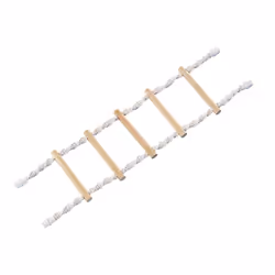 Nobby 31357, Balançoires pour oiseaux, Blanc, Bois, Coton, Bois, 5 étapes, 750 mm, 200 mm