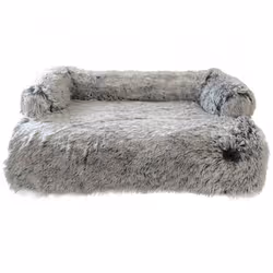 Nobby Nuru, Panier lit pour animaux de compagnie, Intérieure, Chien, Gris, Rectangulaire, Monochromatique