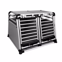 Nobby Round Corner, Caisse de transport rigide pour animaux de compagnie, Caisse de transport voiture, Chien, Charge avant, N ...