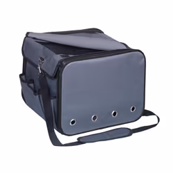 Nobby Merlo, Sac en toile pour animaux de compagnie, Caisse de transport voiture, Chat, 8 kg, Charge avant, Gris