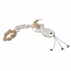 Nobby Plush fish with hand strap, Chat, Beige, Peluche, 410 mm