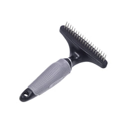 Nobby 68223 brosse et peigne pour animaux Noir, Gris Chien Étrille
