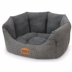 Nobby Josi, Panier lit pour animaux de compagnie, Intérieure, Chien, Marron, Ovale, Motif