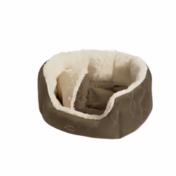 Nobby 70870, Panier lit pour animaux de compagnie, Intérieure, Chien, Marron, Ovale, Peluche