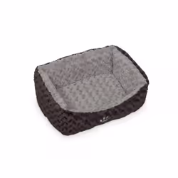 Nobby SEOLI, Lit traversin pour animaux de compagnie, Intérieure, Chien, Gris, Rectangulaire, Peluche