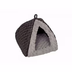 Nobby SEOLI, Panier refuge pour animaux de compagnie, Intérieure, Chien, Gris, Triangulaire, Peluche
