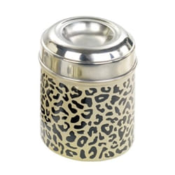 Nobby 73460 Sac de rangement et conteneur de croquettes pour animaux de compagnie Pot de nourriture pour animaux de compagnie Acier inoxydable Beige, Noir