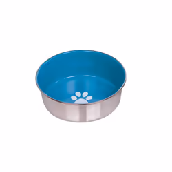 Nobby Heavy Paw, Chien, Acier inoxydable, Bleu, Acier inoxydable, Gamelle à nourriture pour animaux de compagnie, Image, 20,5 ...