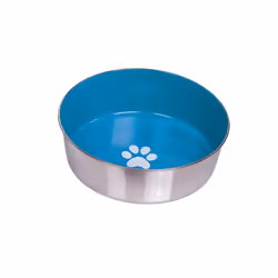 Nobby Heavy Paw, Chien, Bleu, Gamelle à nourriture pour animaux de compagnie, Monochromatique, 24 cm