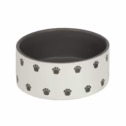 Nobby Pata, Chien, Vitrocéramique, Crème, Gris, Gamelle à nourriture pour animaux de compagnie, Image, 0,11 L