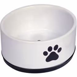 Nobby 73758, Chien, Vitrocéramique, Noir, Blanc, Gamelle à nourriture pour animaux de compagnie, Image, 1100 L
