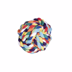 Nobby 79325, Chien, Balle, Multicolore, Coton, Mastication, 7,5 cm
