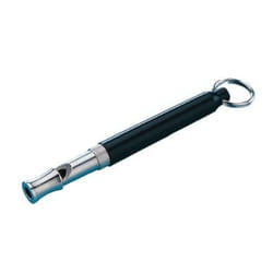Nobby 79365 Sifflet pour chiens Noir, Argent Métal