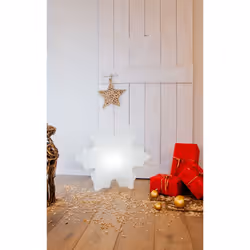 8 seasons design 32446, Figurine lumineuse décorative, Blanc, Polyvinyl chloride (PVC), IP44, 1 lampe(s), 129 mm