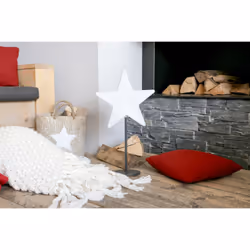 8 seasons design 32495L, Figurine lumineuse décorative, Blanc, Polyéthylène, IP44, 1 lampe(s), E27