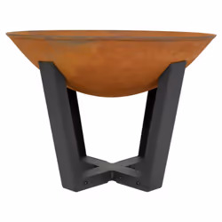 Ce braséro en acier oxydé de 40 cm de diamètre est idéal pour créer une ambiance chaleureuse dans votre jardin. Son design mo ...