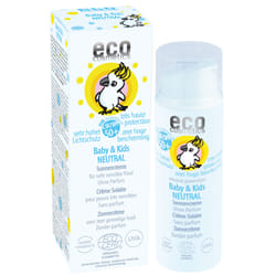 ECO Cosmetics Eco Baby & Kids Sunprotection Lsf 50+ Neutral – Without Perfume Crème d’écran solaire Corps Enfants