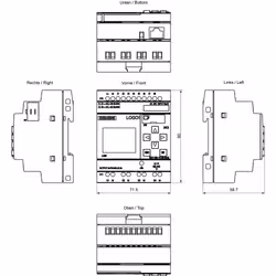 Siemens LOGO! 8.4 Grundgerät24CE - Vue supplémentaire 5