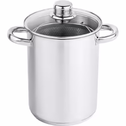 Cocotte à pâtes / asperges Hauteur 24.5 cm Mélange de matériaux Edelstahl / Glas Adapté à l'induction ja Largeur 18 cm Longue ...