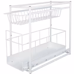 Description générale Ce tiroir de rangement à 2 niveaux avec panier de la marque HI est la solution idéale pour organiser vos ...