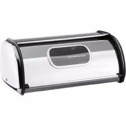 Boîte à pain Hauteur 23.6 cm Mélange de matériaux Acier inoxydable Largeur 38 cm Longueur 15.2 cm Poids 660 g Couleur Acier i ...