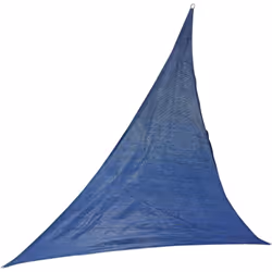 Voile d'ombrage avec lumières LED intégrées La voile d'ombrage noire et bleue est équipée d'un capteur solaire qui se recharg ...