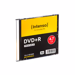 Intenso DVD+R 4.7GB, Printable, 16x 4,7 Go 10 pièce(s)