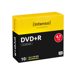 Intenso DVD+R 4.7 GB 16x 4,7 Go 10 pièce(s)
