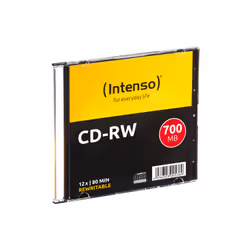 Intenso CD-RW 700MB / 80min, 12x 700 Mo 10 pièce(s)