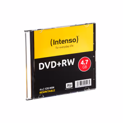 Intenso DVD+RW 4.7GB, 4x 4,7 Go 10 pièce(s)