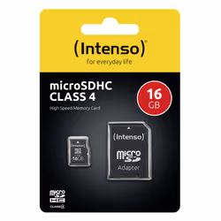 Intenso 3403470 mémoire flash 16 Go MicroSDHC Classe 4 - Vue supplémentaire 4