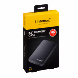 Intenso Memory Case 2.5" USB 3.0 disque dur externe 500 Go Noir